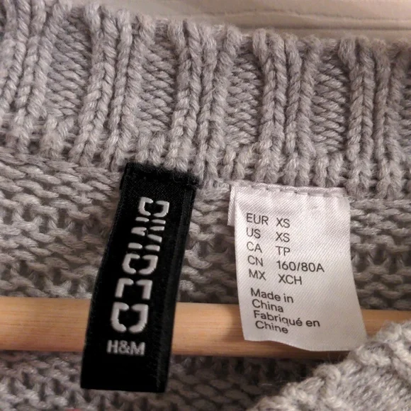 Gray sweater, women's - Picture 2 of 4